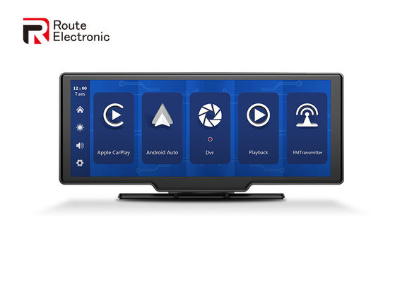 Cam DVR del precipitare dell'automobile dello schermo attivabile al tatto capacitivo con la macchina fotografica anteriore 2.5K Telecamera posteriore 1080P