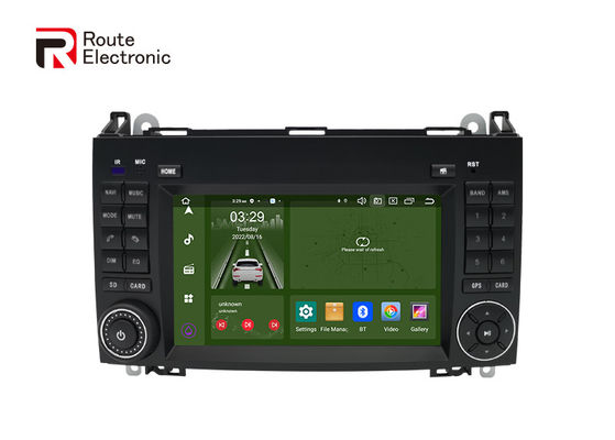 Autoradio fisica di doppio baccano dei bottoni fisici, autoradio di Android 12 per Benz B200