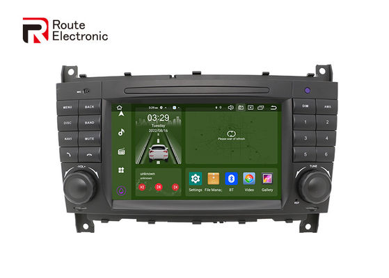 Benz W203 OEM Android Car Audio 2 DIN con schermo LCD 7" 1024×600