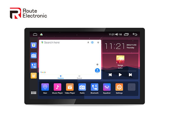 Autoradio universale OEM, lettore video per auto da 12,95 pollici con schermo nero completamente integrato