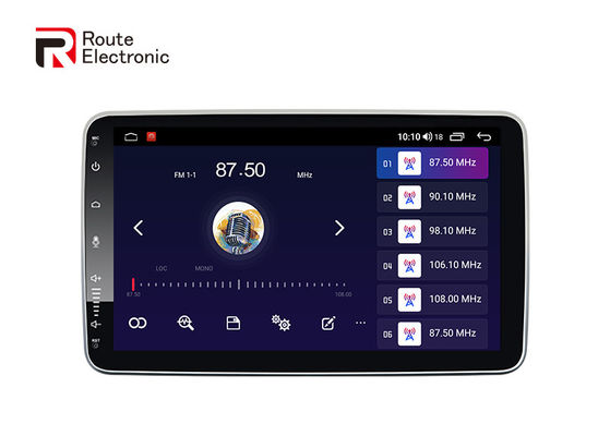 Autoradio universale girevole, radio doppio DIN da 10,1 pollici con fotocamera panoramica a 360 °