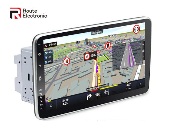 Lettore multimediale Android per auto da 10,1 pollici ruotabile 1280 × 720